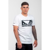 Ανδρική Κοντομάνικη Μπλούζα Λευκή - Bad Boy Logo Classic  Εικόνα 8