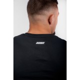 BAD BOY LOGO CLASSIC MEN'S T-SHIRT REGULAR FIT BB-000001-BW Black Image 4