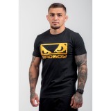 BAD BOY LOGO CLASSIC MEN'S T-SHIRT REGULAR FIT BB-000001-BGD Black Image 7