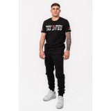 BAD BOY SPORTS JIU JITSU MEN'S T-SHIRT REGULAR FIT BB-000012-BWR Black Image 16