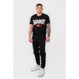 BAD BOY NO FEAR! MEN'S T-SHIRT REGULAR FIT BB-000013-BWR Black Image 4