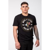 BAD BOY MAKE IT STING MEN'S T-SHIRT REGULAR FIT BB-000014-BWR Black Image 8