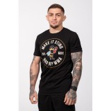 BAD BOY MAKE IT STING MEN'S T-SHIRT REGULAR FIT BB-000014-BWR Black Image 3