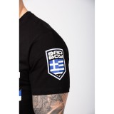 Ανδρική Κοντομάνικη Μπλούζα Μαύρη - Bad Boy Greek Flag Εικόνα 5