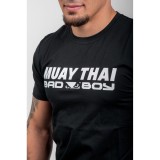 Ανδρική Κοντομάνικη Μπλούζα Μαύρη - Bad Boy Sports Muay Thai Εικόνα 3