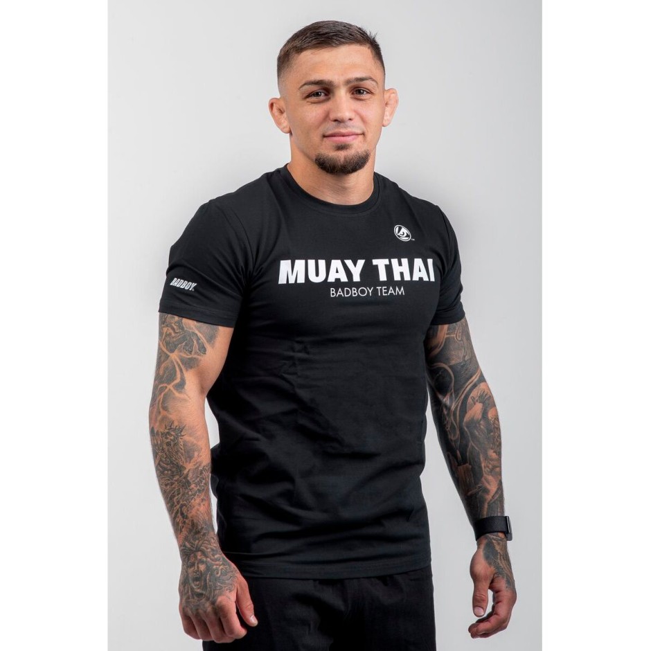 BAD BOY T-SHIRT SPORTS 2.0 MUAY THAI BB-000022-BGD Black