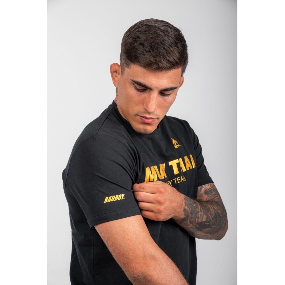BAD BOY T-SHIRT SPORTS 2.0 MUAY THAI BB-000022-BW Black