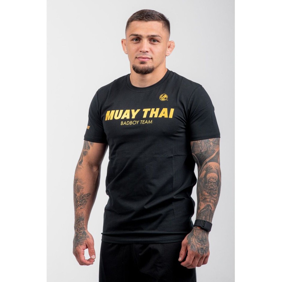 BAD BOY T-SHIRT SPORTS 2.0 MUAY THAI BB-000022-BW Black