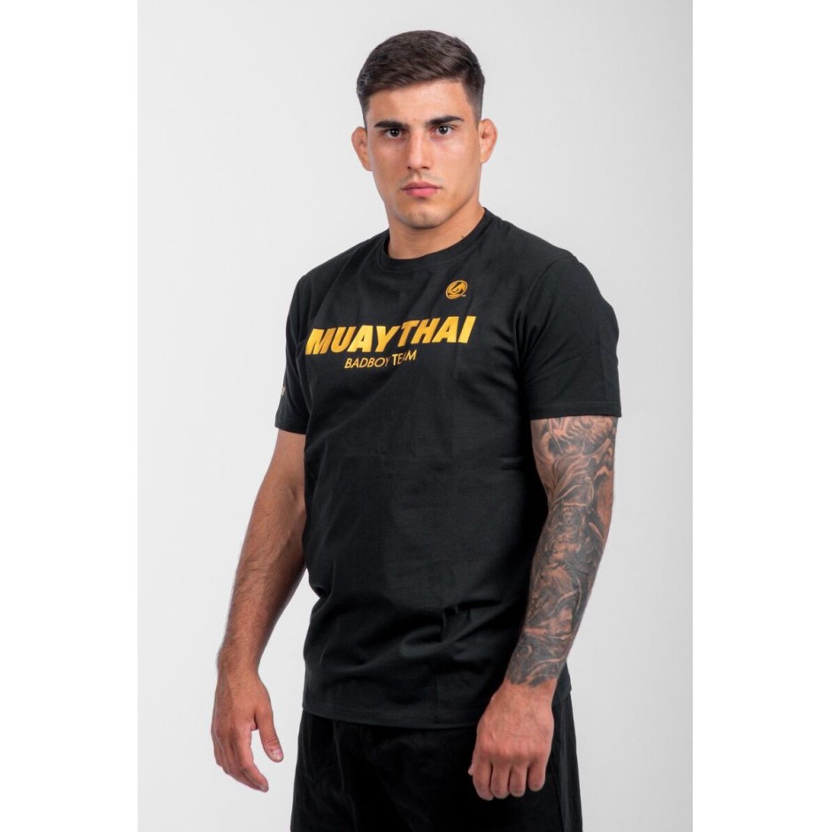BAD BOY T-SHIRT SPORTS 2.0 MUAY THAI BB-000022-BW Black