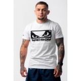 Ανδρική Κοντομάνικη Μπλούζα Λευκή - Bad Boy Logo Classic  Εικόνα 