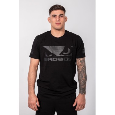 Ανδρική Κοντομάνικη Μπλούζα Μαύρη - Bad Boy Eyes