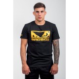 BAD BOY LOGO CLASSIC MEN'S T-SHIRT REGULAR FIT BB-000001-BGD Black Image 