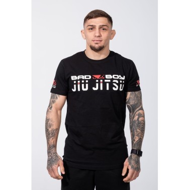 Ανδρική Κοντομάνικη Μπλούζα Μαύρη - Bad Boy Sports Jiu Jitsu