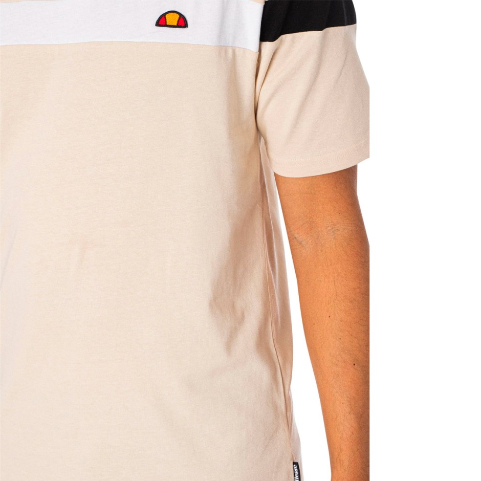 Ανδρική Κοντομάνικη Μπλούζα Εκρού - Ellesse Classics Caserio