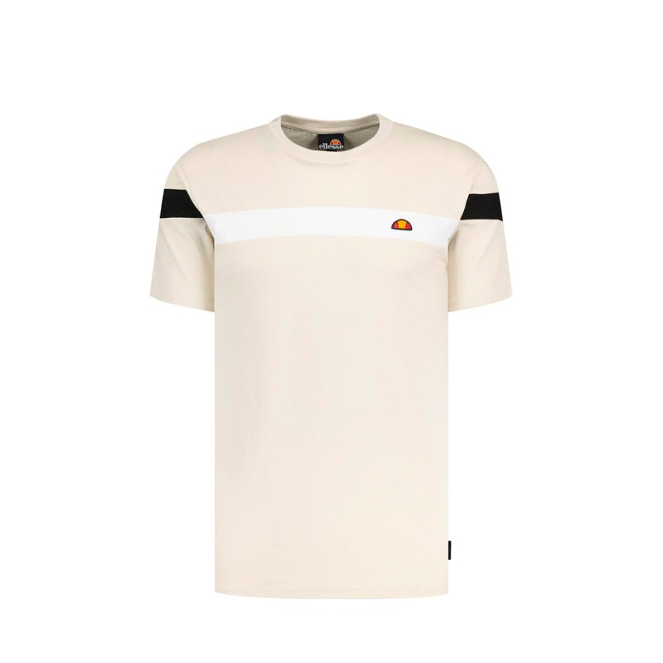 Ανδρική Κοντομάνικη Μπλούζα Εκρού - Ellesse Classics Caserio