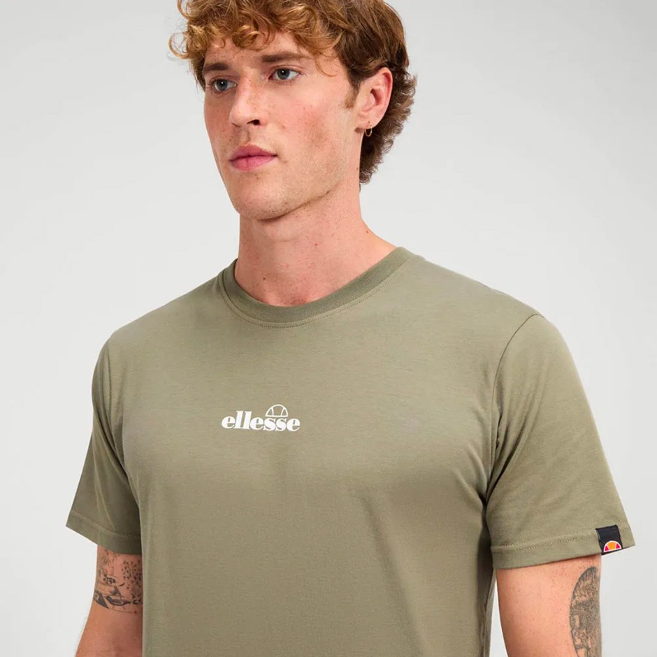 ELLESSE SEASONAL FUNDAMENTALS OLLIO TEE SHZ16463-506 Κhaki