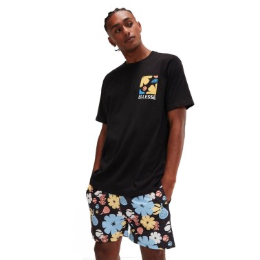 Ανδρική Κοντομάνικη Μπλούζα Μαύρη - Ellesse Impronta