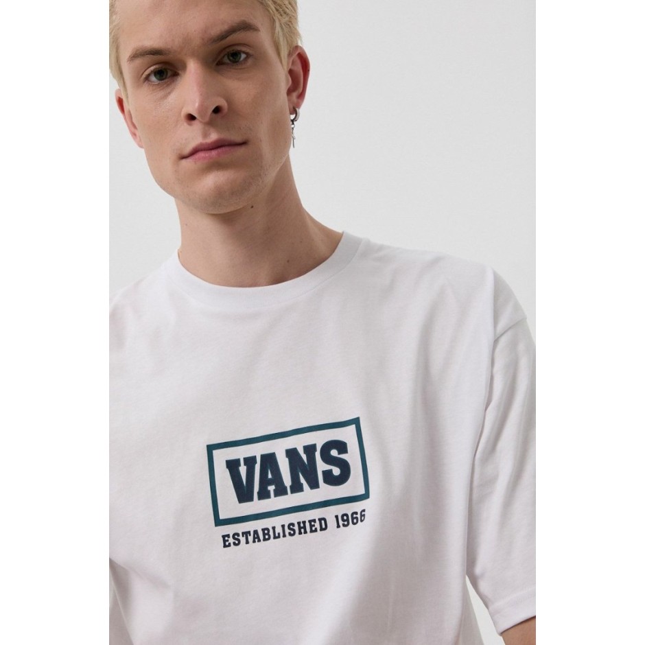 VANS TAKE A STAND BOX T-SHIRT VA5KCCWHT-WHT Λευκό
