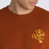 Vans Sixty Sixers Club Καφέ - Ανδρική Κοντομάνικη Μπλούζα Εικόνα 3