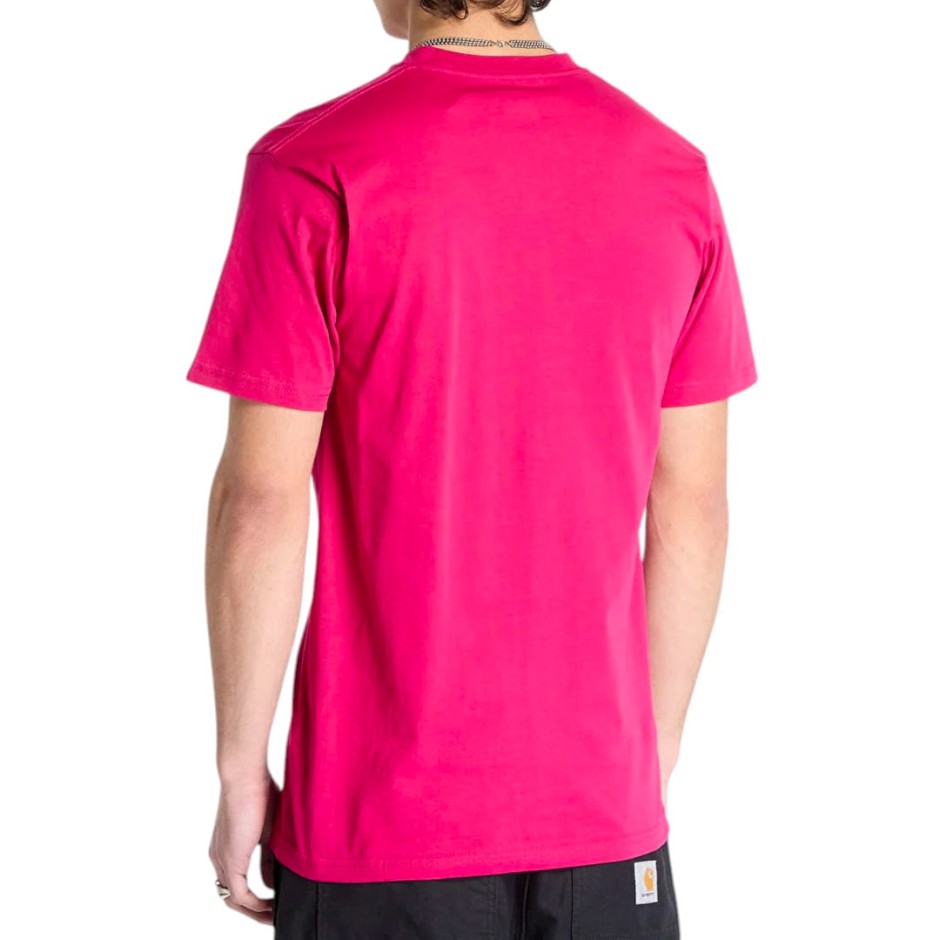 VANS LEFT CHEST LOGO TEE VN0A3CZEC9L-C9L Βordeaux