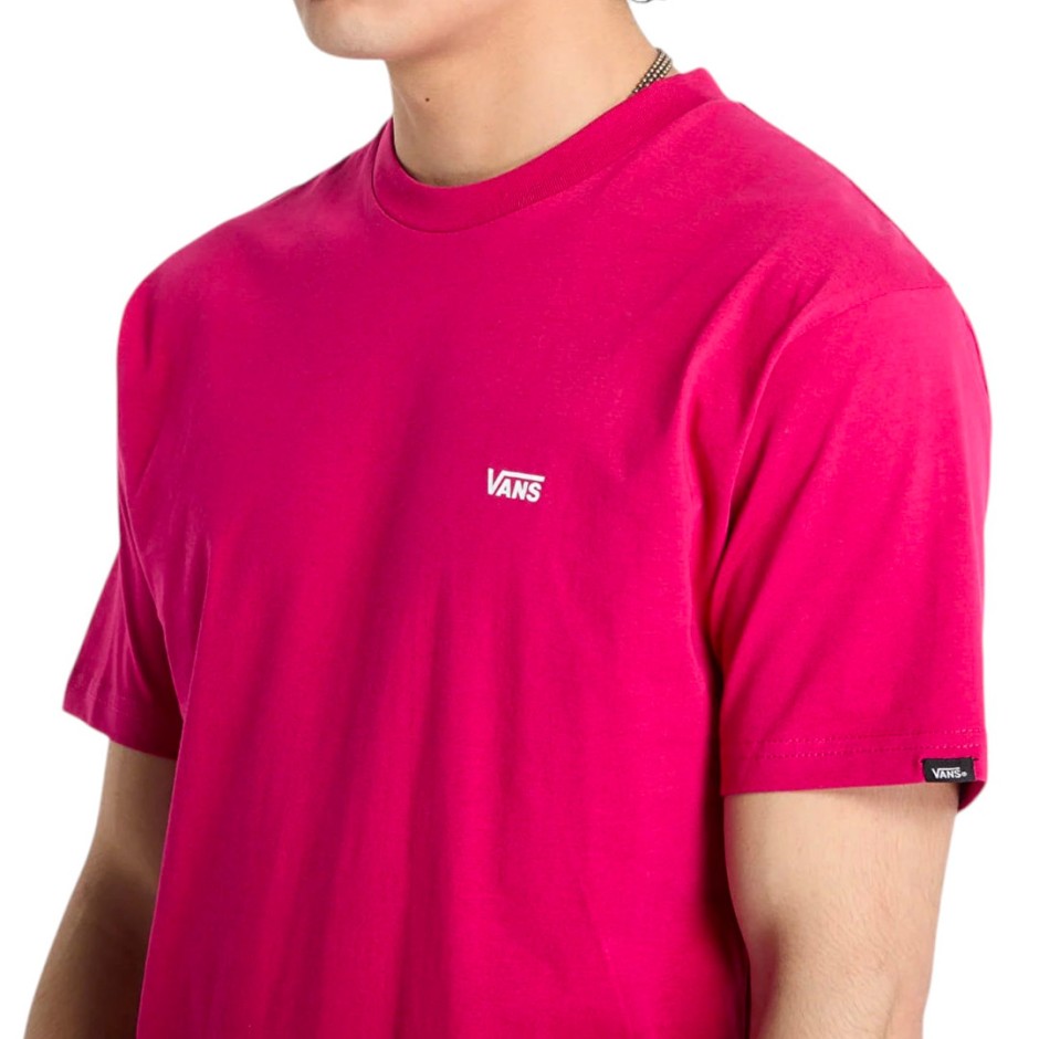 VANS LEFT CHEST LOGO TEE VN0A3CZEC9L-C9L Βordeaux
