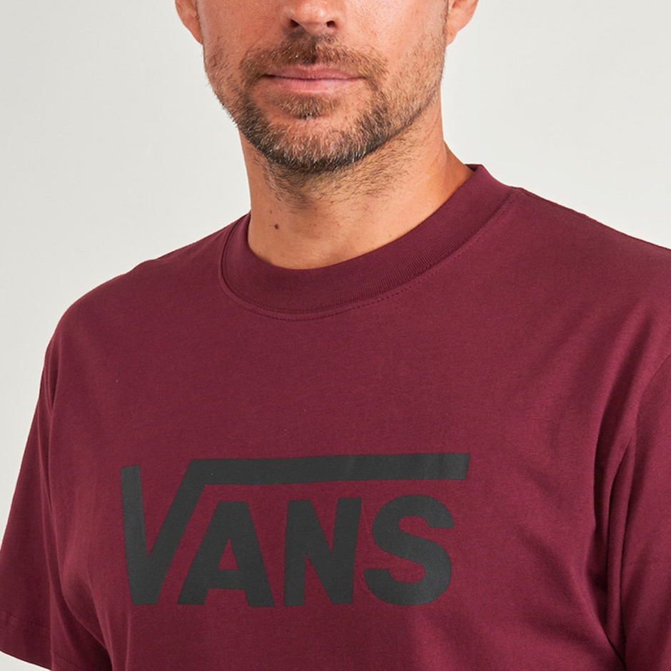 VANS CLASSIC SS TEE VN000RA14QU-4QU Βordeaux