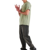 Ανδρική Κοντομάνικη Μπλούζα Χακί - Vans Left Chest Logo Εικόνα 2