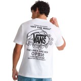 Ανδρική Κοντομάνικη Μπλούζα Λευκή - Vans Hot Lines  Εικόνα 0