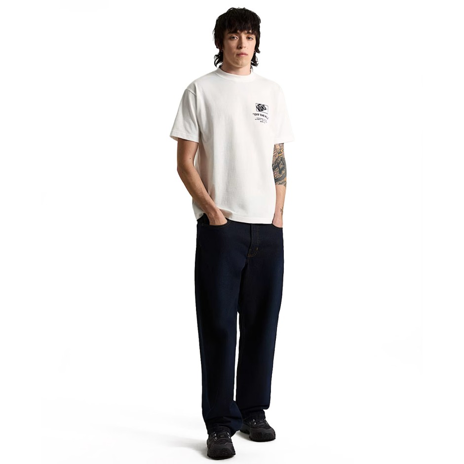 VANS STACKED HI SS TEE VN000PEWWHT-WHT White