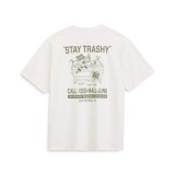 VANS TRASHY SS TEE VN000X1EFS8-FS8 Ecru Image 0