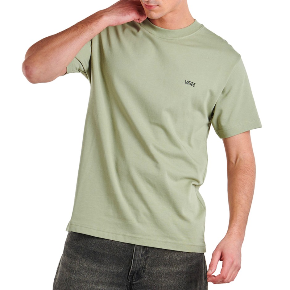 Ανδρική Κοντομάνικη Μπλούζα Χακί - Vans Left Chest Logo