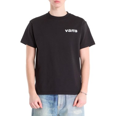 Ανδρική Κοντομάνικη Μπλούζα Μαύρη - Vans Keyhole 