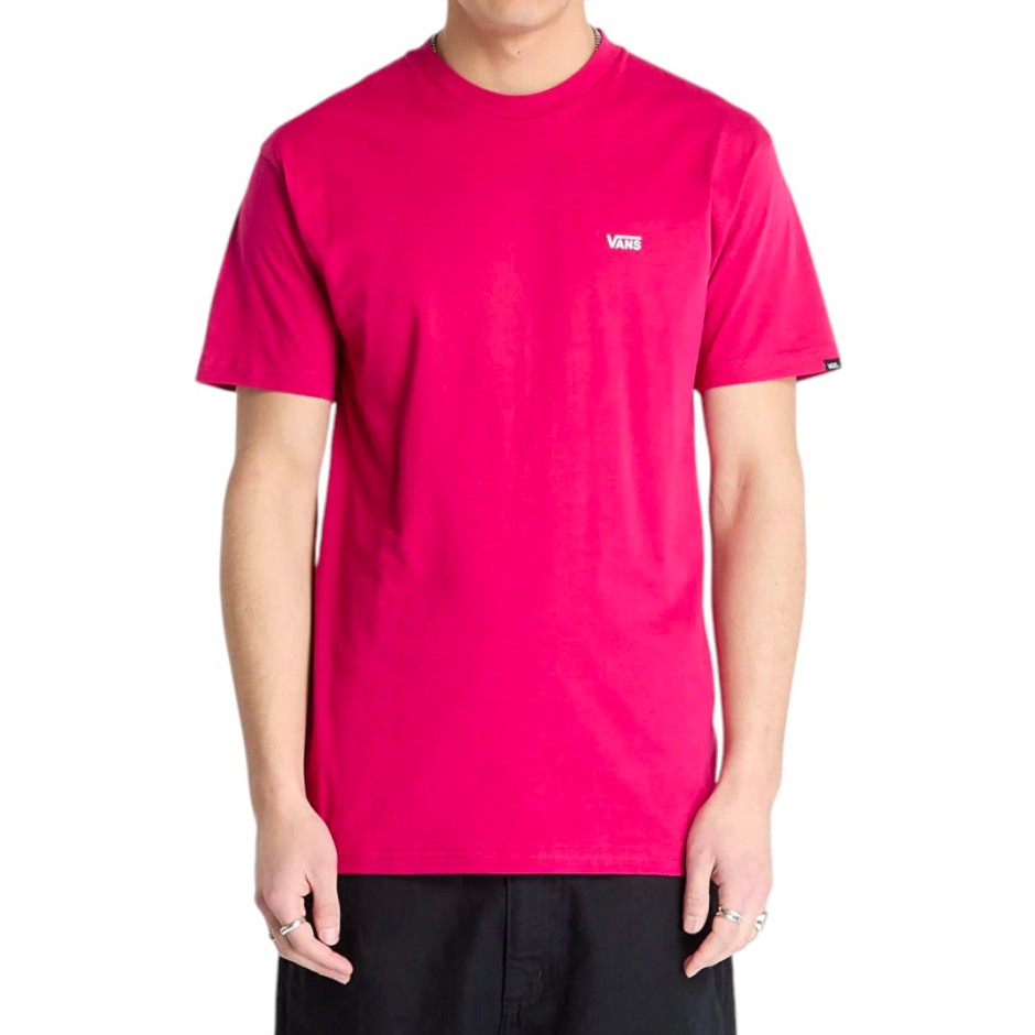VANS LEFT CHEST LOGO TEE VN0A3CZEC9L-C9L Βordeaux