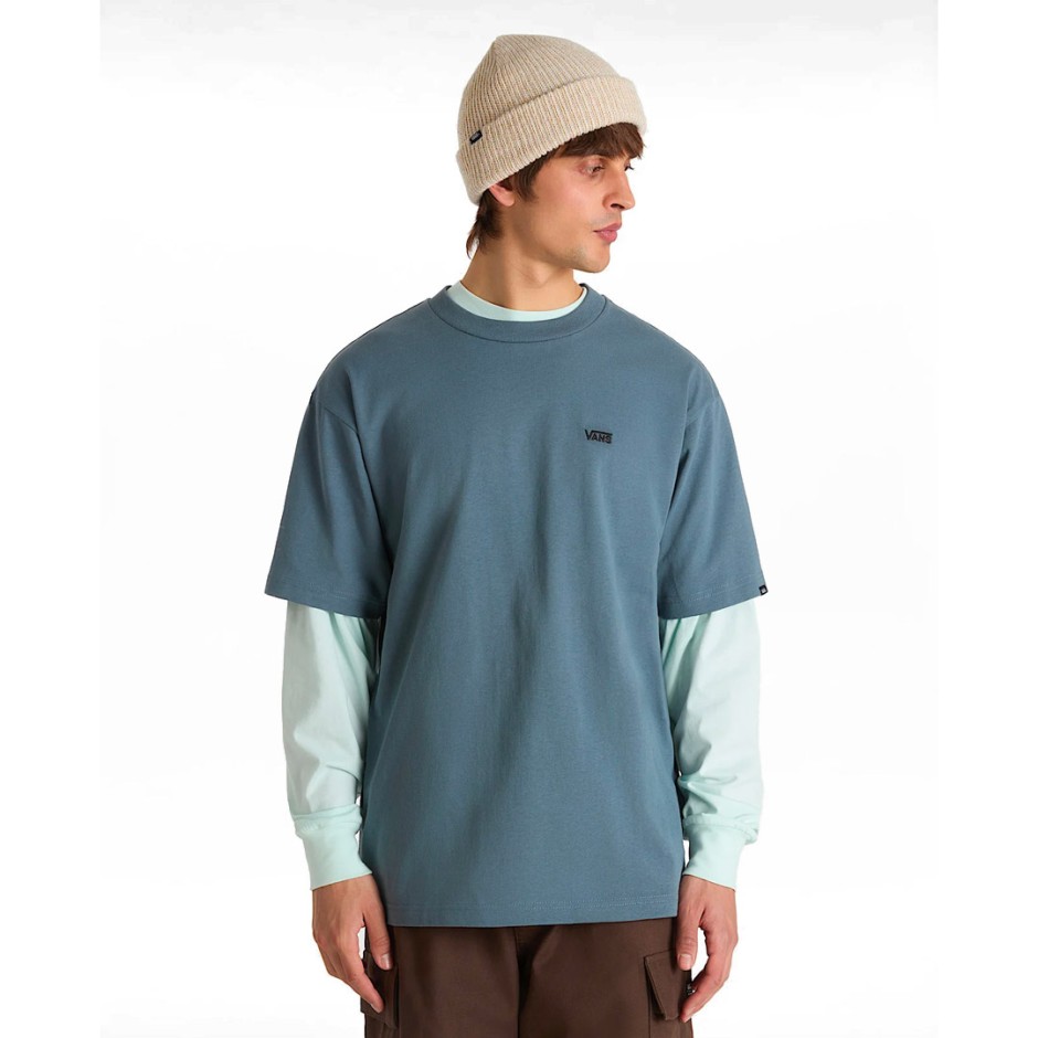 VANS LEFT CHEST II LOOSE SS VN000P1PRV2-RV2 Siel
