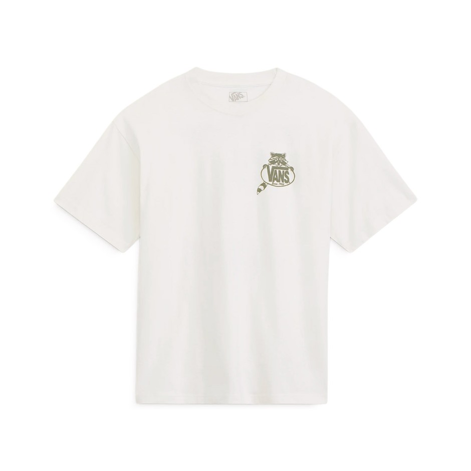 VANS TRASHY SS TEE VN000X1EFS8-FS8 Ecru