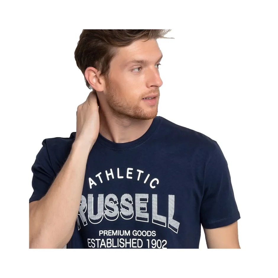 Russell Athletic MEN'S T-SHIRT A1-011-1-190 Blue