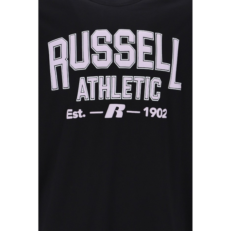 Russell Athletic Μαύρο - Ανδρική Κοντομάνικη Μπλούζα