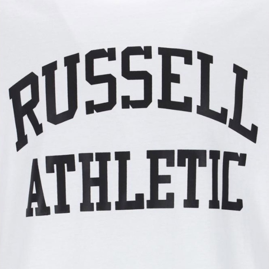 Ανδρική Κοντομάνικη Μπλούζα Λευκή - Russell Athletic