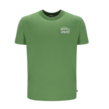Ανδρική Κοντομάνικη Μπλούζα Πράσινη - Russell Athletic