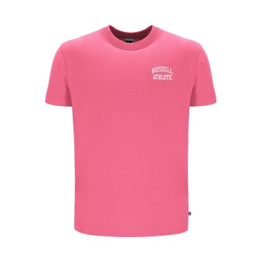 Ανδρική Κοντομάνικη Μπλούζα Ροζ - Russell Athletic