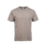 Men's T-Shirt Brown - Russell Athletic Small Embossed Logo Image 