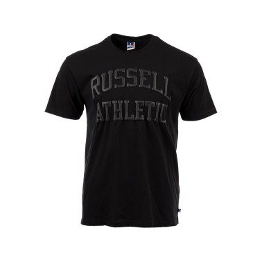 Ανδρική Κοντομάνικη Μπλούζα Μαύρη - Russell Athletic