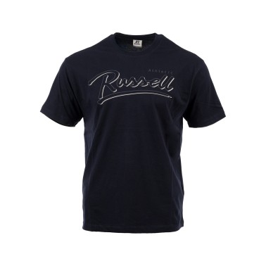 Ανδρική Κοντομάνικη Μπλούζα Μπλε - Russell Athletic