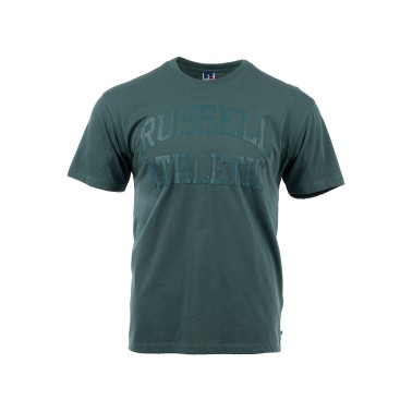 Ανδρική Κοντομάνικη Μπλούζα Πράσινη - Russell Athletic