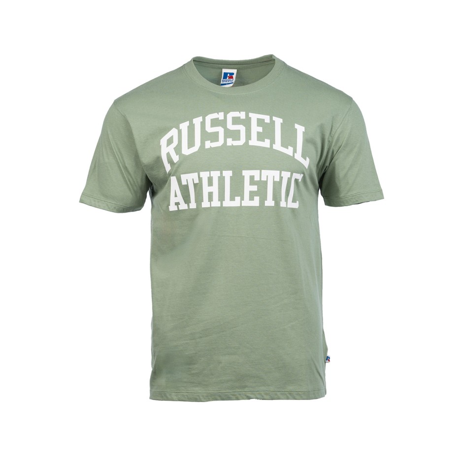 Ανδρική Κοντομάνικη Μπλούζα Πράσινη - Russell Athletic