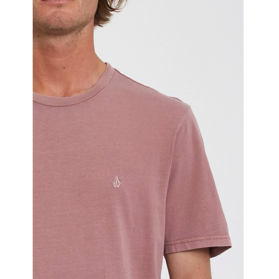 VOLCOM SOLID STONE EMB SS TEE A5211906-RSB Βordeaux