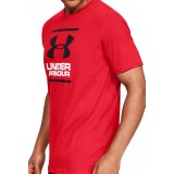 UNDER ARMOUR GL FOUNDATION SS T 1326849-602 Red Image 1