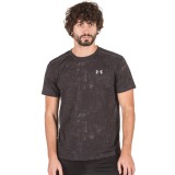 UNDER ARMOUR STREAKER PRINTED SS CREW 1317561-019 Ανθρακί