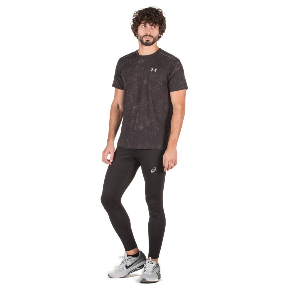 UNDER ARMOUR STREAKER PRINTED SS CREW 1317561-019 Ανθρακί