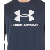 UNDER ARMOUR SPORTSTYLE LOGO SS 1329590-408 Blue Image 1